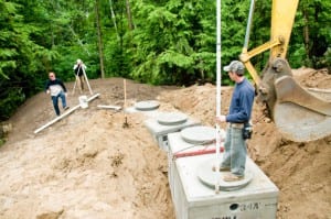 septic tank installation