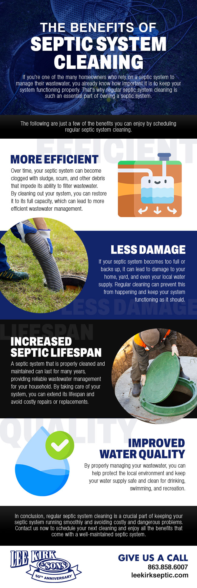 The Benefits of Septic System Cleaning [infographic]