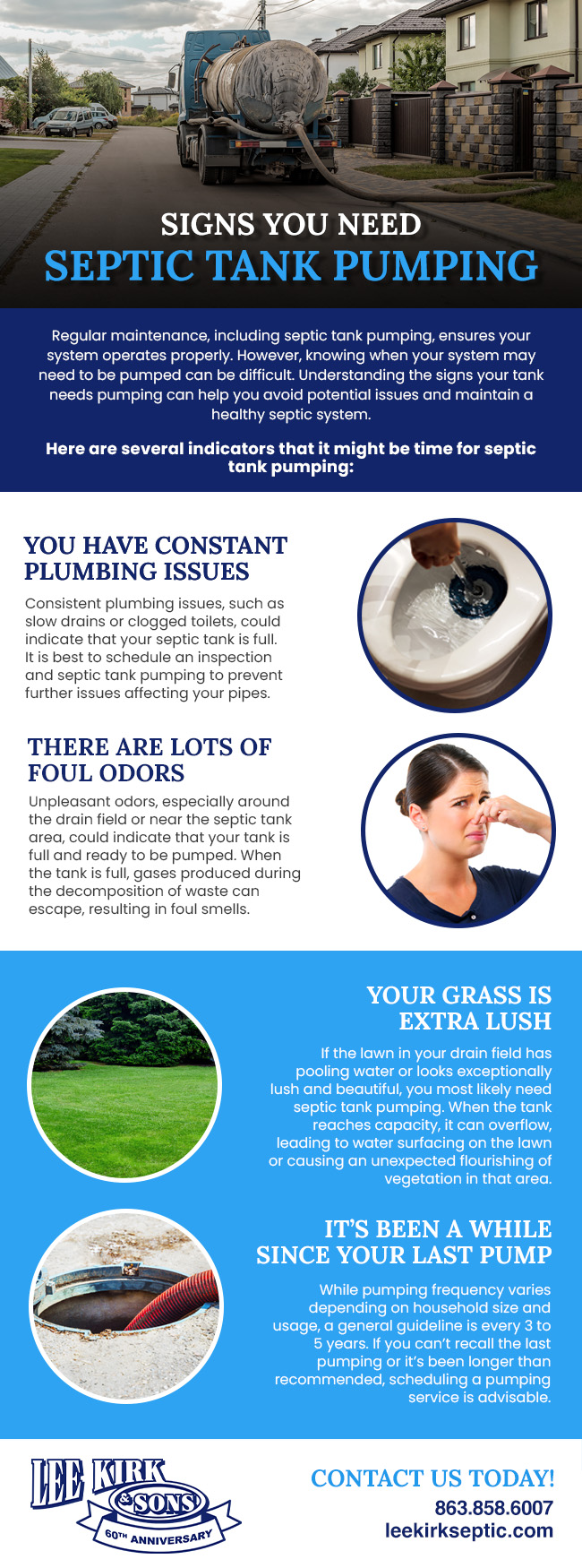 Signs You Need Septic Tank Pumping [infographic]